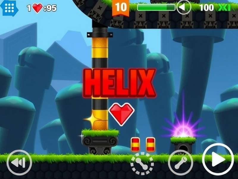Helix Spin India Gameplay Screenshot
